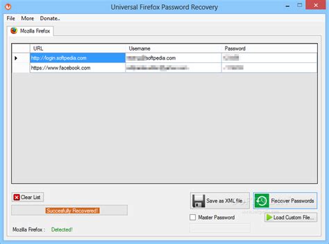 Firefox Password Viewer 13.0